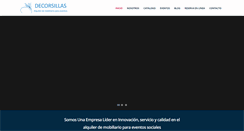 Desktop Screenshot of decorsillas.com